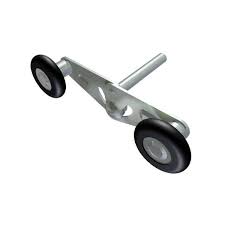 Roulette A Doubles Galet Axe 11 Nylon Blanc Pour Porte Sectionnelle Gunther Javey Crowford Novoferm Ekoenig Domotique