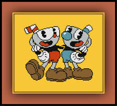 Dont forget leave a like and subscribe ! Patreon Only Mugman And Cuphead Cross Stitch Pattern Cross Stitch Quest