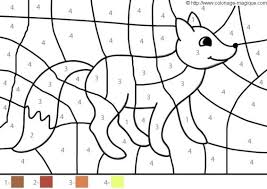 Pour imprimer ce coloriage gratuit coloriage magique. Coloriage Magique Facile Renard Numerote