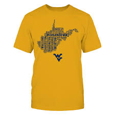 Home State T Shirt All The Great Towns That Make Up Our Beautiful State Let 39 S Go Mountaineers Cotton Long Sleeve Shirt T Shirt West Virginia Mountaineer