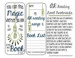 Ar Reading Level Bookmarks Worksheets Teaching Resources Tpt