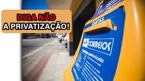 May 27, 2021 · o bndes (banco nacional de desenvolvimento econômico e social) reafirmou hoje a meta de publicar o edital para a privatização dos correios até o fim deste ano, para levar a estatal a leilão. Diga Nao A Privatizacao Dos Correios Youtube