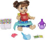 Amazon.com: Baby Alive Happy Hungry Baby Brown Straight Hair ...