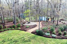 Diy Design Fanatic Wooded Backyard Landscape Landscaping Inspiration Backyard Landscaping