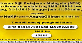 Panduan malaysia maklumat tepat cara semak result keputusan spm 2019 online dan sms. Semakan Keputusan Spm 2012 Ciklaili