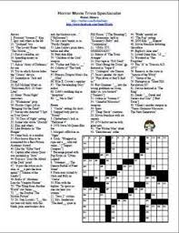 Make a crossword puzzle make a word search from a reading assignment make a word search from to view or print a movies crossword puzzle click on its title. Horror Movie Trivia Challenge Stearswords Movie Facts Crossword Puzzles Trivia