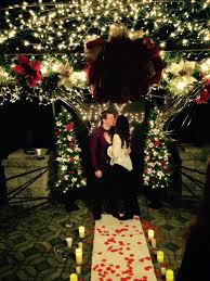 A New Years Eve Proposal Done Right When The Ball Dropped We All Ran Outside And There He Was Waiting With This Proposal Engagement New Years Eve Holiday