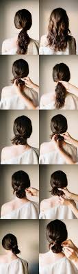 Le matin, une fois douchée, habillée et maquillée on n'a jamais assez de temps pour se coiffer. Chignon Bas Facile A Faire A La Maison A Moins De 5 Minutes
