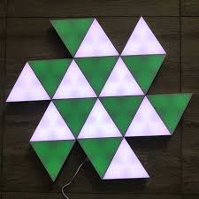 23.5cm wide x 11.7cm tall. Bluetooth Mobile App Controlled Modular Wall Lamp Smart Led Triangle Lighting Creative Decor For Gaming Room Bedroom Home Office Big Deal Cb3920 Goteborgsaventyrscenter