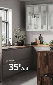 Cocina con nicho y península abierta al salón. Ikea Catalogo 2021 Cocinas Banos Dormitorios Y Armarios