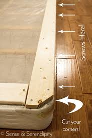 If you buy something from clicking one of my links, i will get a commission from the sale. Diy Upholstered Platform Bed Sense Serendipity Make Your Own Bed Frame