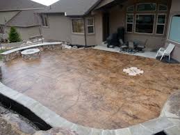Stamping ideas for pool decks. Concrete Patios And Outdoor Living Spaces Diehl Concrete