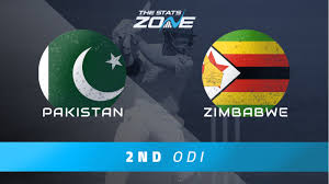 Live streaming pakistan vs zimbabwe: Pakistan Vs Zimbabwe 2nd One Day International Preview Prediction The Stats Zone