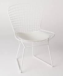 replica harry bertoia bird chair white powdercoated with white seat cushion only bertoia chair harry bertoia chair