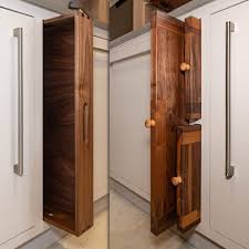 The bottom of the drawer was removed to allow scraps to fall through the board and straight into the compost bin to be taken outside. Bespoke Chopping Boards And Serving Trays From Nicholas Bridger Nicholas Bridger