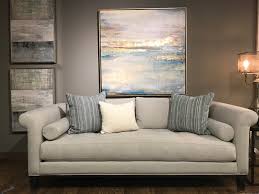 Love the deep blue colored bench. Charter Furniture