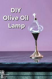 Reverse swirl composite kerosene stand lamp, blue for auction. Diy Olive Oil Lamp The Lost Art You Need To Know