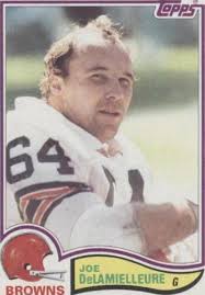 JOE DeLAMIELLEURE ROBERT JACKSON DINO HALL 1982 CLEVELAND BROWNS 8X10 PHOTO 