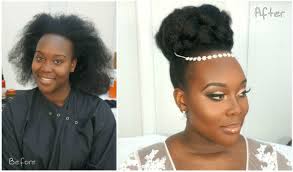 This Gorgeous Natural Hair Bride Video Tutorial Is Perfect For Any Special Event Black Wome Natural Wedding Hairstyles Natural Hair Bride Natural Hair Styles