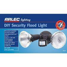 Arlec Diy Security Twin Floodlight Mitre 10