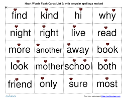 Say these specific directions to the student: Read Second Grade Words With Irregular Spellings Reading Anchor Page Iep Goal And Objectives Goalbook Toolkit