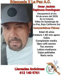 SE ACTIVA BÚSQUEDA PARA OMAR JACINTO ESPINOZA DOMÍNGUEZ ‼️AYÚDANOS A  COMPARTIR ‼️ Desapareció el día 4 de enero del 2026 última vez visto en la  colonia Villas de Guadalupe de la ciudad