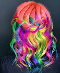 Pin By Hillary Nicole Herrera Acosta On Color Rainbow Hair Color Bright Hair Colors Rainbow Hair