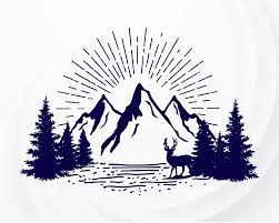 Free Free 213 Mountain Sunset Svg SVG PNG EPS DXF File