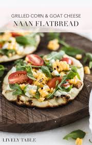 Grilled Corn And Goat Cheese Flatbreads Recipe Vegetarian Grilling Vegetarian Grilling Recipes Grilled Corn