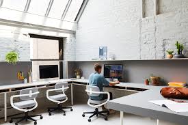 Objective Subject Offices Is A Minimal Office Space Located In New York New York Designed By G New York Office Office Interior Design Corporate Office Design