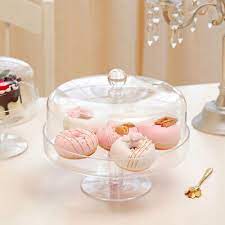 2 Sets Candy Dessert Tray Cake Acrylic