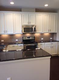 Backsplash Black And White Granite Countertops Image Result For White Appliances White Cabinets Dark Granite Tau Backsplash Black Granite Backsplash For White Cabinets Brown Granite Countertops