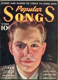 MAG: Popular Songs Magazine October 1935- Nelson Eddy- Carson Robinson- Red  N...