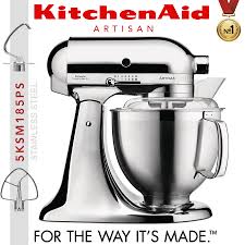 It might be fair to say that the majority of people looking at these little beauties check color first: Kitchenaid Artisan Stand Mixer 5ksm185ps Chrome Cook