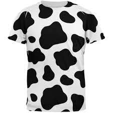 Halloween Costume Cow Pattern All Over Mens T Shirt Cow Pattern Cow Shirt Shirts