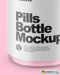 Download Empty Clear Glass Pills Bottle Mockup Free Download Vector Stock Image Photoshop Icon