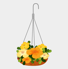 Pin the clipart you like. Hanging Flowers Png Hanging Flower Basket Clipart Cliparts Cartoons Jing Fm