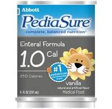 Abbott Pediasure 1 0 Cal Enteral Complete Balanced Nutrition Drink Abbott Pediasure Enteral Nutritional Drink Is A Source Nutrition Drinks Nutrition Pediasure