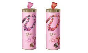 Dove milk chocolate peanut butter truffles candy gifts: Dove Introduces Pink Gift Tubes For Valentine S Day 2020 01 22 Candy Industry