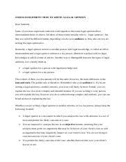 Example of a will in south africa pdf. Legal Opinion Example Pdf Legal Opinion To Manufacturing Company From Sibusiso Pholwane Re Legal Opinion Date 31 January 2018 Brief 1 I Was Briefed To Course Hero