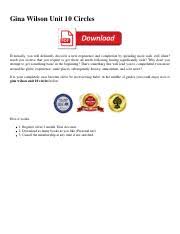 On this page you can read or download gina wilson all things algebra 2015 congruent chordsand arcs in pdf format. Gina Wilson Unit 10 Circles Pdf