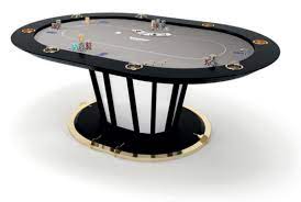 Click here to see our offers. Casa Padrino Luxury Poker Table Gray Black Gold 219 X 150 X H 77 Cm Oval Solid Wood Poker Table With Cup Holder Casino Table Hotel Collection Luxury Quality