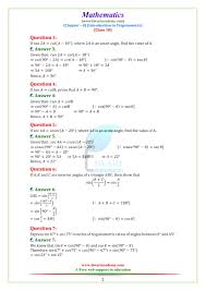 8 4 basic trig functions pre calculus, trigonometric identities purplemath, 1 trigonometric identities intmath com, precalc ms miller s math classes, trigonometry packet 1 name perry local schools, pre calculus chapter 5 trigonometric identities, sample problems. Ncert Solutions For Class 10 Maths Chapter 8 Introduction To Trigo
