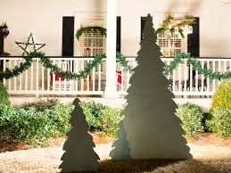 Diy christmas decorations outdoor skeleton displays. How To Make A Backlit Wooden Christmas Tree Hgtv