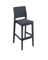 counter and chrome breakfast bar stools
