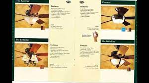 The easiest way to find your model number and/or obtain your proof of purchase is to register your fan. Hunter Ceiling Fan Catalog From 2004 Youtube