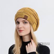 Mũ Len Nữ Dệt Kim Cao Cấp Phong Cách Âu Mỹ ML036