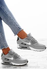 Nike Air Max 90 Grey Trainers Gray Nike Shoes Grey Trainers Air Max 90 Grey