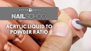 Yn Nail School Acrylic Liquid To Powder Ratio Youtube School Nails Diy Acrylic Nails Acrylic Nails At Home