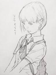 窪之内 eisaku 英策 on twitter concept art characters anime sketch portrait drawing